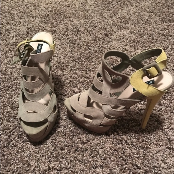 Shoemint 'Stella' caged sandals Size 8 - Picture 2 of 5